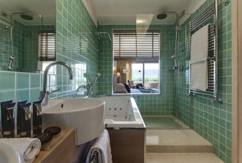 Free toiletries, hair dryer, bathrobes, slippers