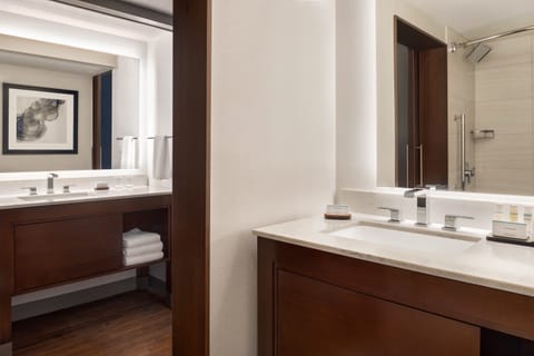 1 bedroom, desk, blackout drapes, iron/ironing board