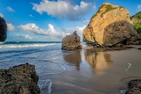 Beach nearby, white sand
