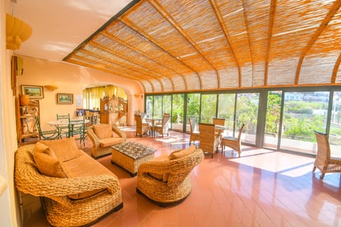 Lobby sitting area