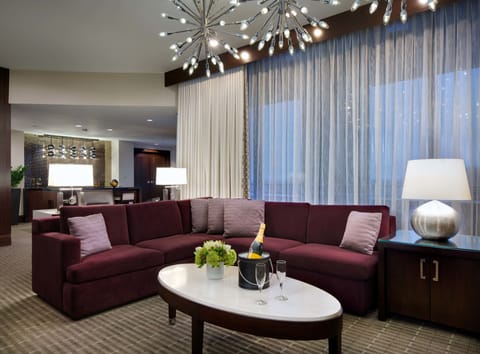 Presidential Suite | Premium bedding, down comforters, in-room safe, blackout drapes