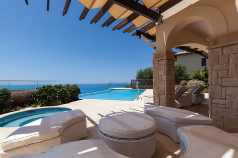 Exclusive Villa, 4 Bedrooms, Private Pool (Poseidon) | Premium bedding, in-room safe, blackout drapes, iron/ironing board