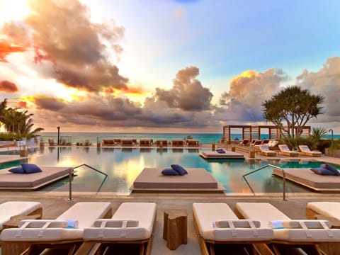 3 outdoor pools, cabanas (surcharge), pool umbrellas