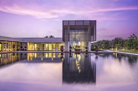 Front of property - evening/night