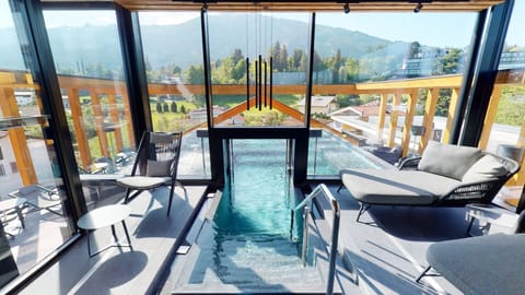 Indoor pool, outdoor pool