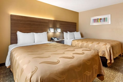 Standard Room, 2 Queen Beds, Non Smoking | Free WiFi, bed sheets, alarm clocks