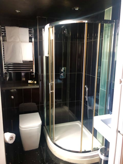 Jetted tub, free toiletries, hair dryer, towels