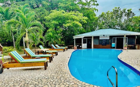 Outdoor pool, open 6:30 AM to 10:00 PM, sun loungers