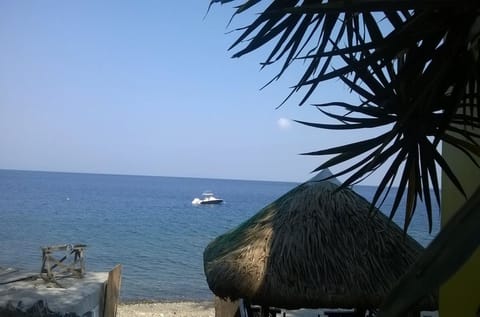 On the beach