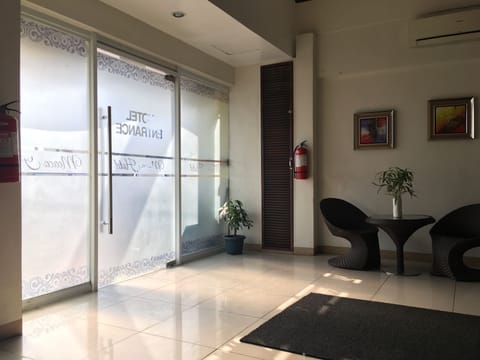 Interior entrance