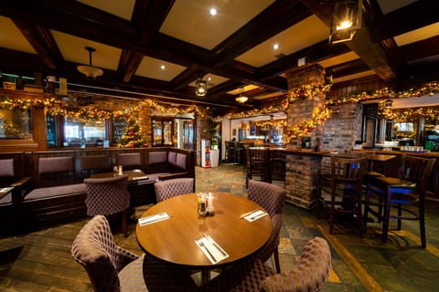 Pub, beach views