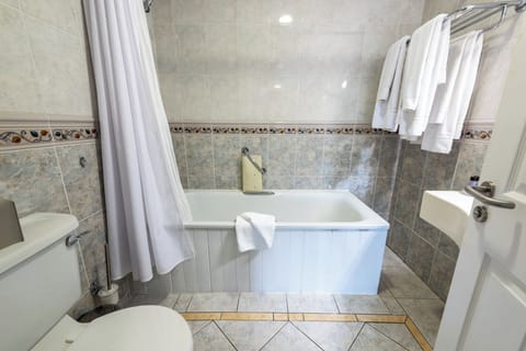 Free toiletries, hair dryer, towels