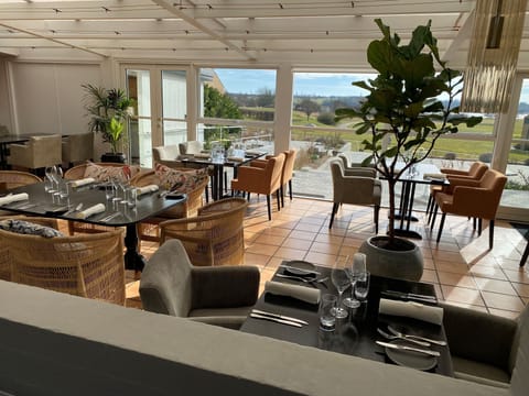 Dinner served, local and international cuisine, garden views 