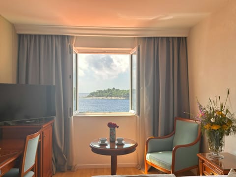 Double or Twin Room, Sea View | Premium bedding, down comforters, minibar, in-room safe
