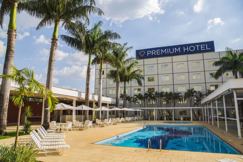 Indoor pool, outdoor pool, pool umbrellas, sun loungers