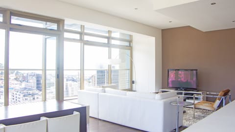 Apartment, 2 Bedrooms (Fedelfa) | Living area | 40-inch plasma TV with satellite channels, TV