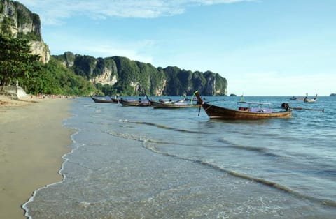 Beach nearby, beach umbrellas, beach towels