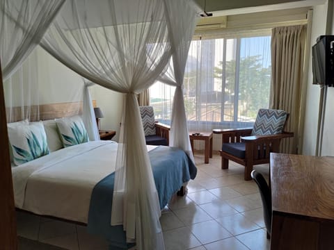 In-room safe, desk, laptop workspace, cribs (surcharge)