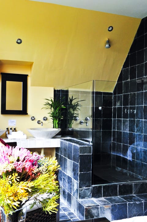 Superior Double Room (Suite 6) | Bathroom | Rainfall showerhead, free toiletries, hair dryer, towels