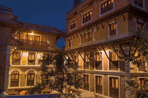 Front of property - evening/night