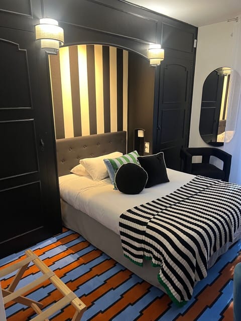 Individually decorated, individually furnished, desk, blackout drapes