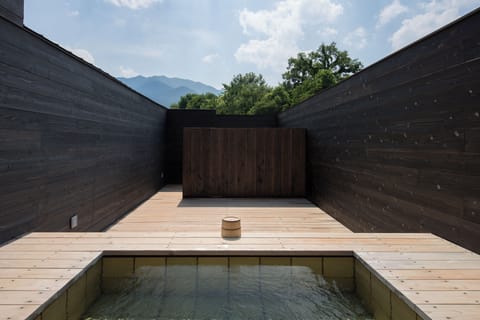 Deluxe Cottage with Outdoor Bath MATSU | Bathroom | Free toiletries, hair dryer, slippers, bidet