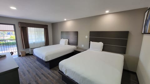 Room, 2 Queen Beds, Non Smoking | Desk, blackout drapes, rollaway beds, free WiFi