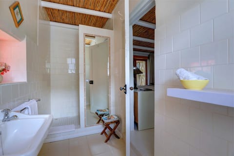 Deluxe Triple Room, Poolside (Deluxe) | Bathroom | Shower, free toiletries, hair dryer, towels