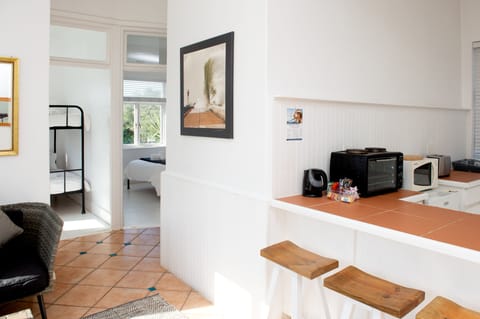 Family Apartment | Private kitchen | Mini-fridge, coffee/tea maker, electric kettle