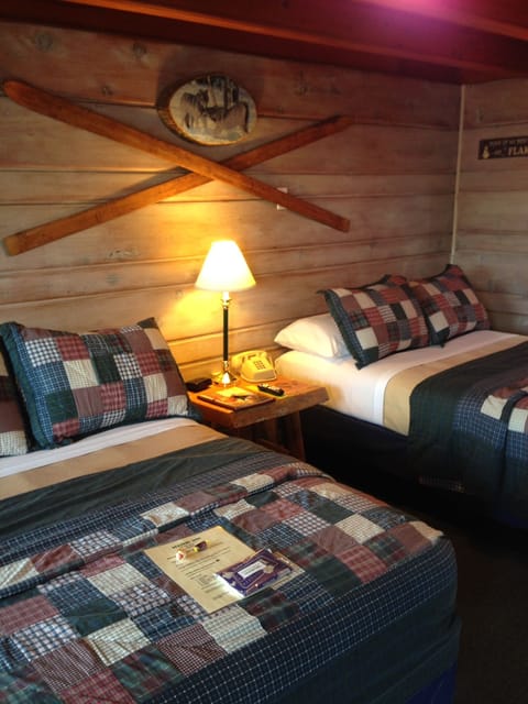 Room, 2 Double Beds (Room 2, Winter Sports Theme) | Free WiFi, bed sheets