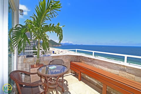 Panoramic Penthouse, 2 Bedrooms, Beach View, Beachfront | Terrace/patio
