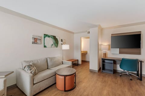 Room, 2 Queen Beds, Non Smoking, Ocean View | Desk, laptop workspace, blackout drapes, iron/ironing board