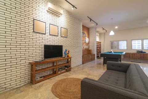 42-inch LED TV with cable channels, TV