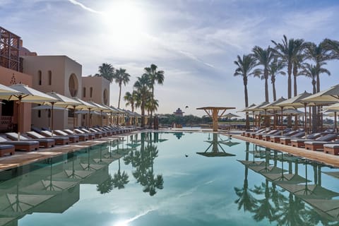 2 outdoor pools, pool umbrellas, sun loungers