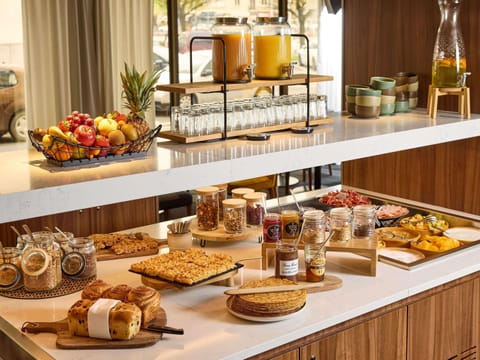 Daily buffet breakfast for a fee