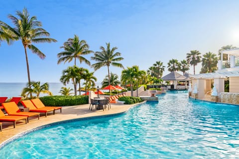 2 outdoor pools, pool umbrellas, sun loungers