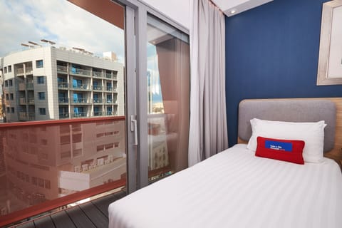 In-room safe, desk, laptop workspace, blackout drapes