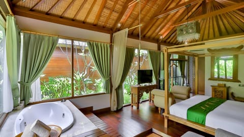 Bungalow, Garden View (Without Private Pool) | Premium bedding, free minibar, in-room safe, desk