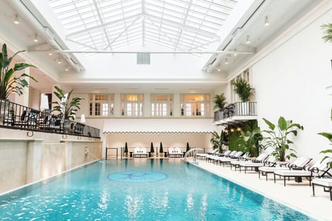 Indoor pool, seasonal outdoor pool