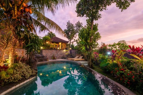 2 outdoor pools, a natural pool, sun loungers