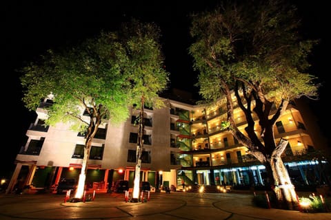 Front of property - evening/night