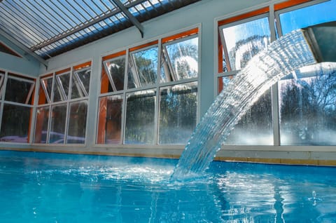 Indoor pool, sun loungers