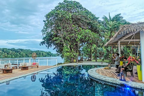 Outdoor pool, open 8:00 AM to 7:00 PM, pool umbrellas, sun loungers