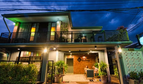 Front of property - evening/night