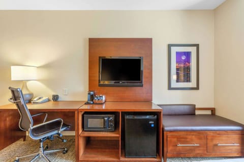 Suite, 1 King Bed, 2 Person Sofa Bed, Non Smoking | Premium bedding, desk, iron/ironing board, free cribs/infant beds