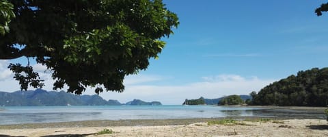 Private beach
