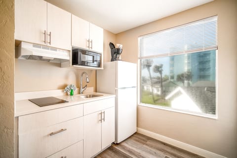 Standard Double Room | Private kitchen | Fridge, microwave, stovetop, coffee/tea maker