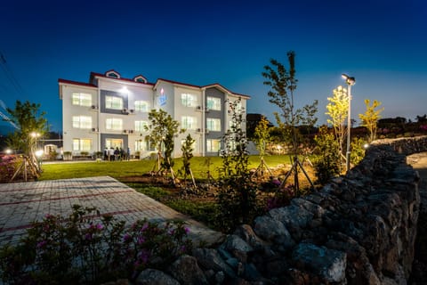 Front of property - evening/night
