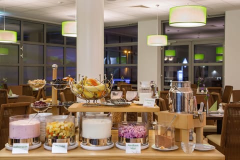Daily buffet breakfast for a fee