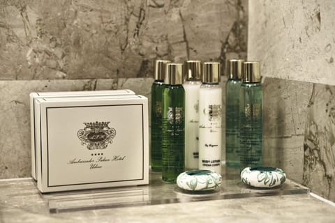 Separate tub and shower, hair dryer, bathrobes, bidet